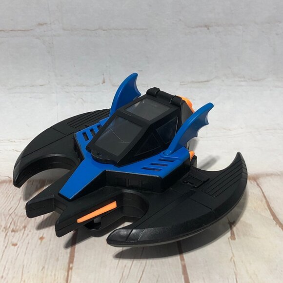 Imaginext DC Super Friends BATWING Blue Bat Jet Plane Fisher Price With Batman - Picture 2 of 10